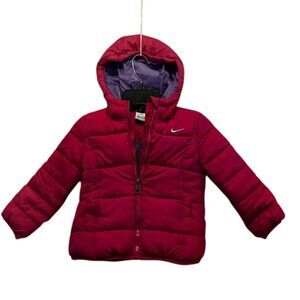 Nike Puffer Jacket - Raspberry/Purple - Girls 2T - GUC